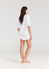 POLO TOP | White