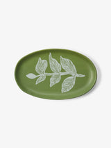 VINES GREEN OVAL PLATE from Bonnie and Neil