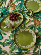 VINES GREEN OVAL PLATE from Bonnie and Neil