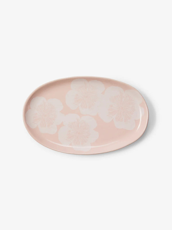 JARDIN PINK OVAL PLATE from Bonnie and Neil