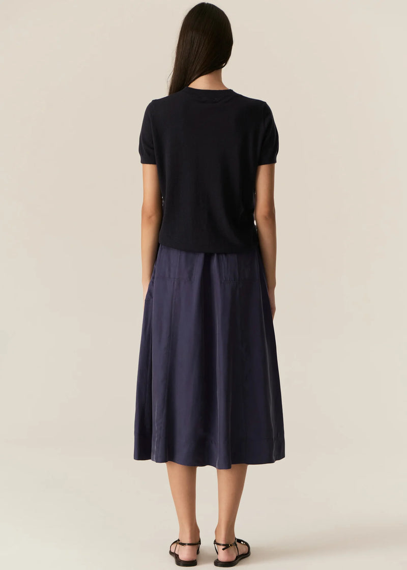 HENRI DRAWCORD SKIRT | Ink