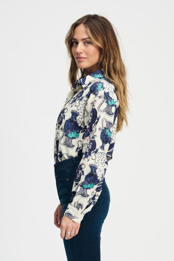 POM BLOUSE | Milly Vases Cream