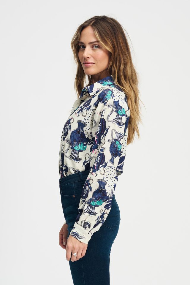 POM BLOUSE | Milly Vases Cream