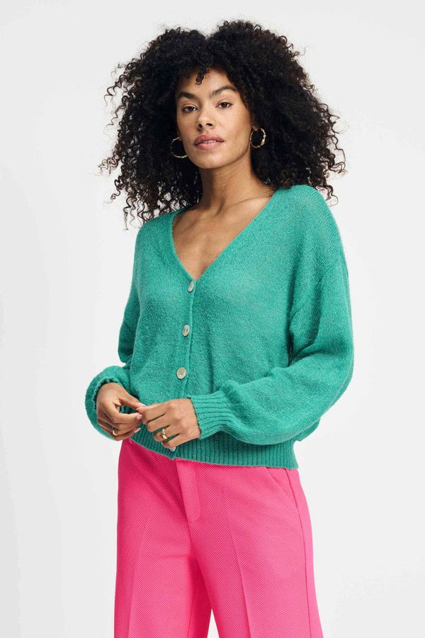POM CARDIGAN | Fresh Green