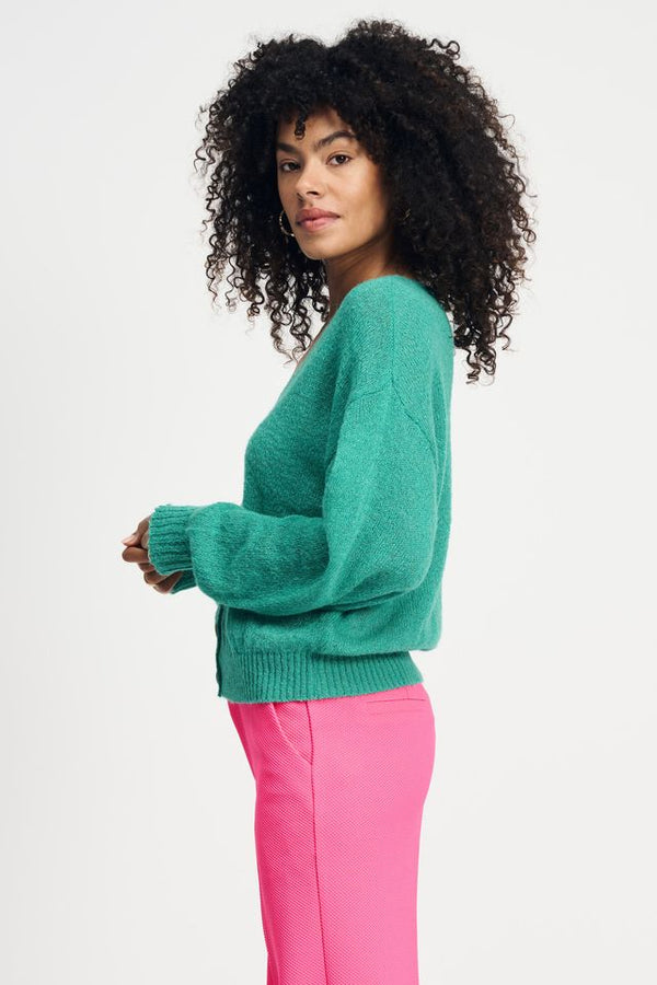 POM CARDIGAN | Fresh Green