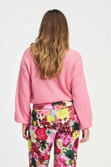 POM CARDIGAN | Raspberry