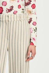 POM PANTS | Striped Cream