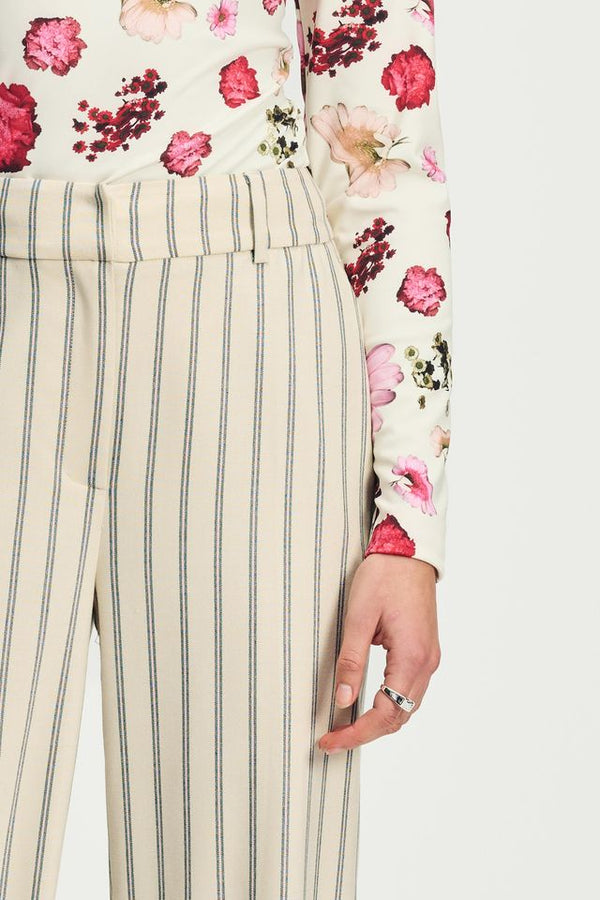 POM PANTS | Striped Cream