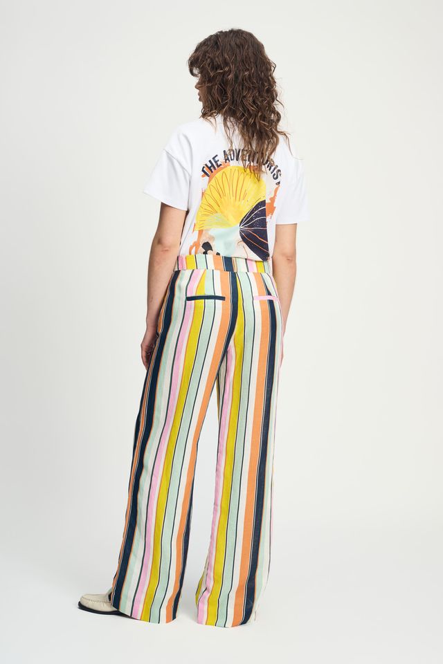 POM PANTS | Linen Paradise Stripes