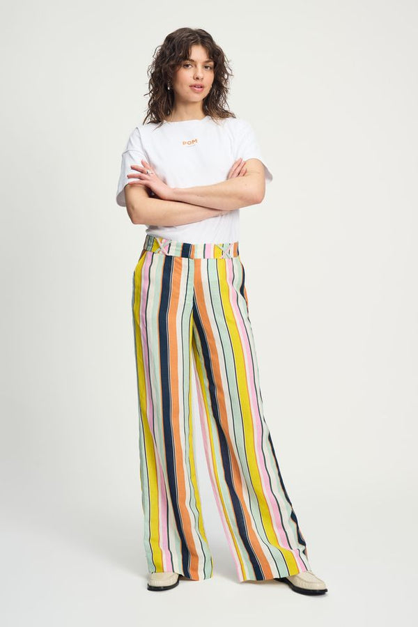 POM PANTS | Linen Paradise Stripes