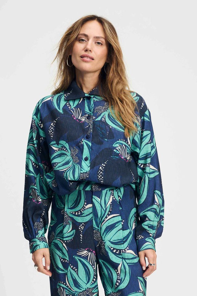 POM BLOUSE | Delicacy Green - Darling & Domain