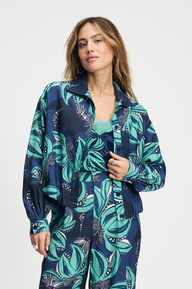 POM BLOUSE | Delicacy Green