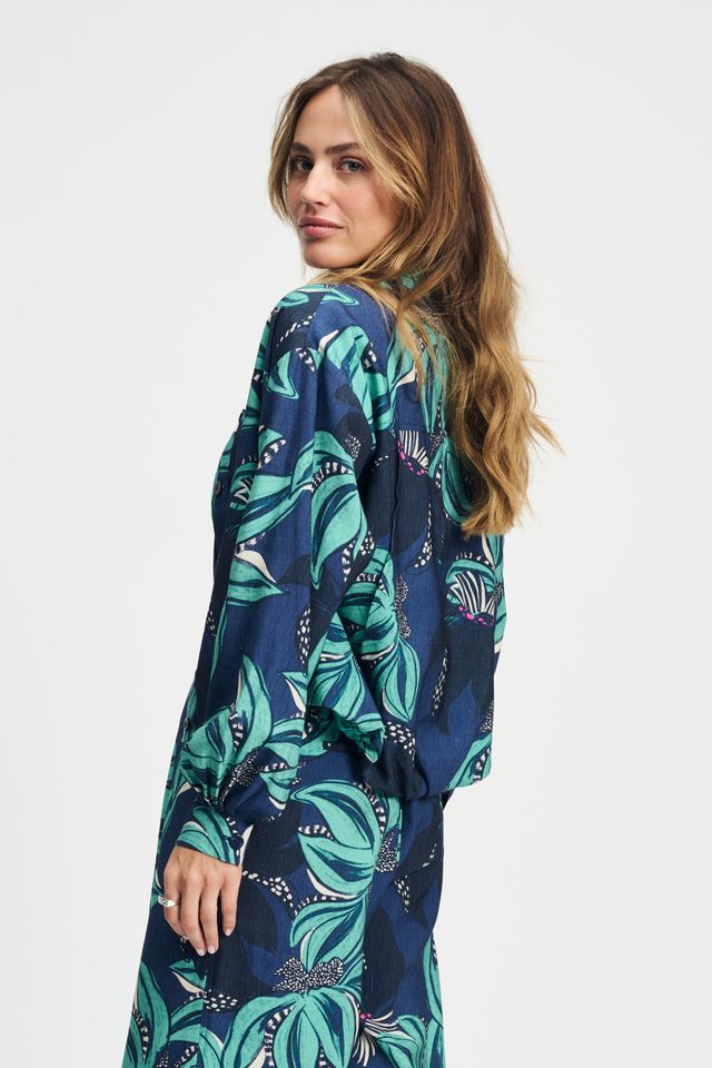POM BLOUSE | Delicacy Green - Darling & Domain