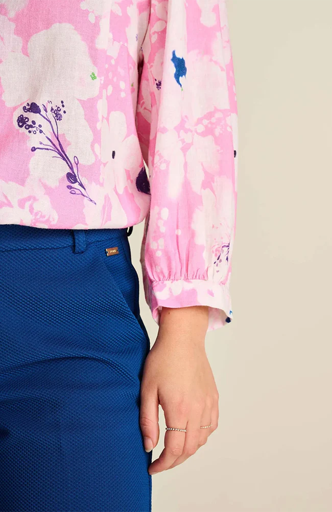 POM BLOUSE | Lillies Pink