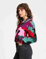 POM BLOUSE in Mila Abstract Flower by POM Amsterdam