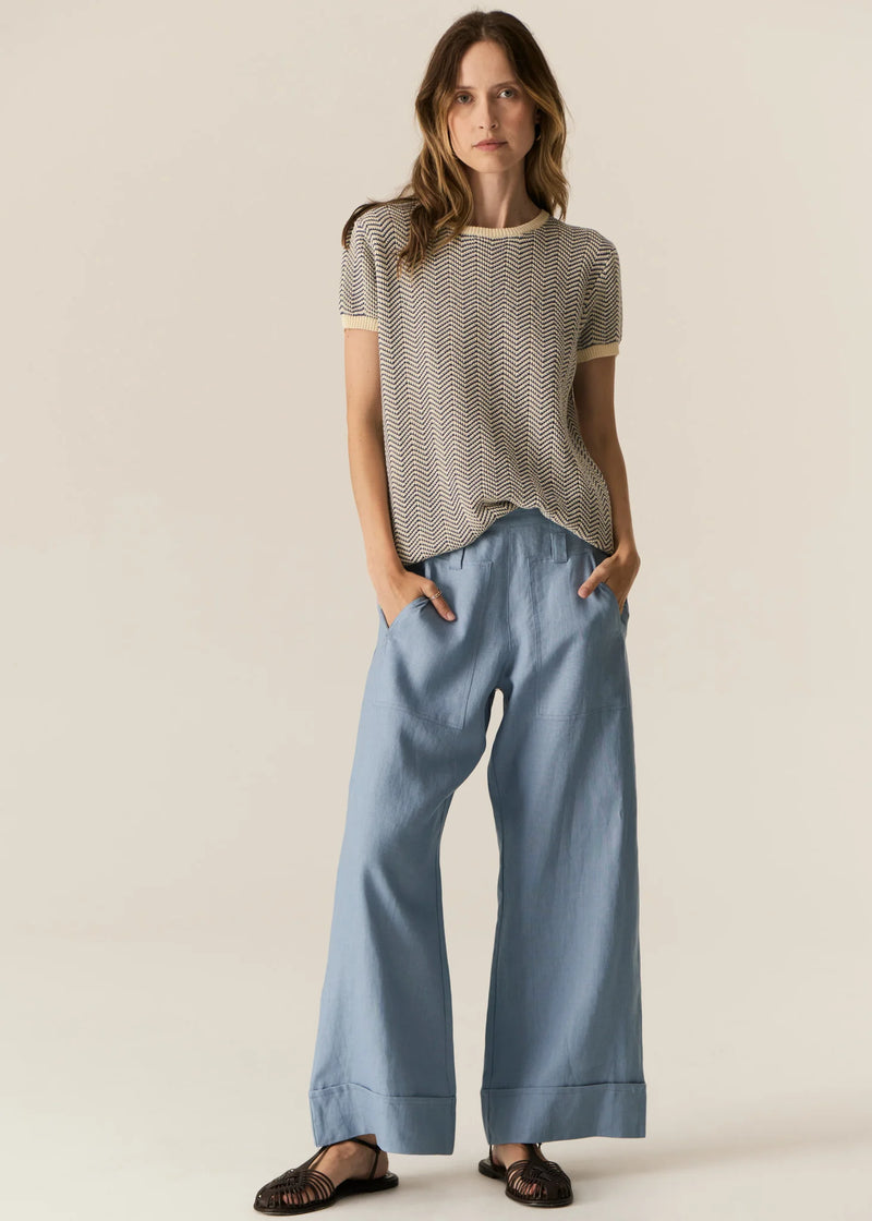 SAGA PANT in Blue by Pol Clothing