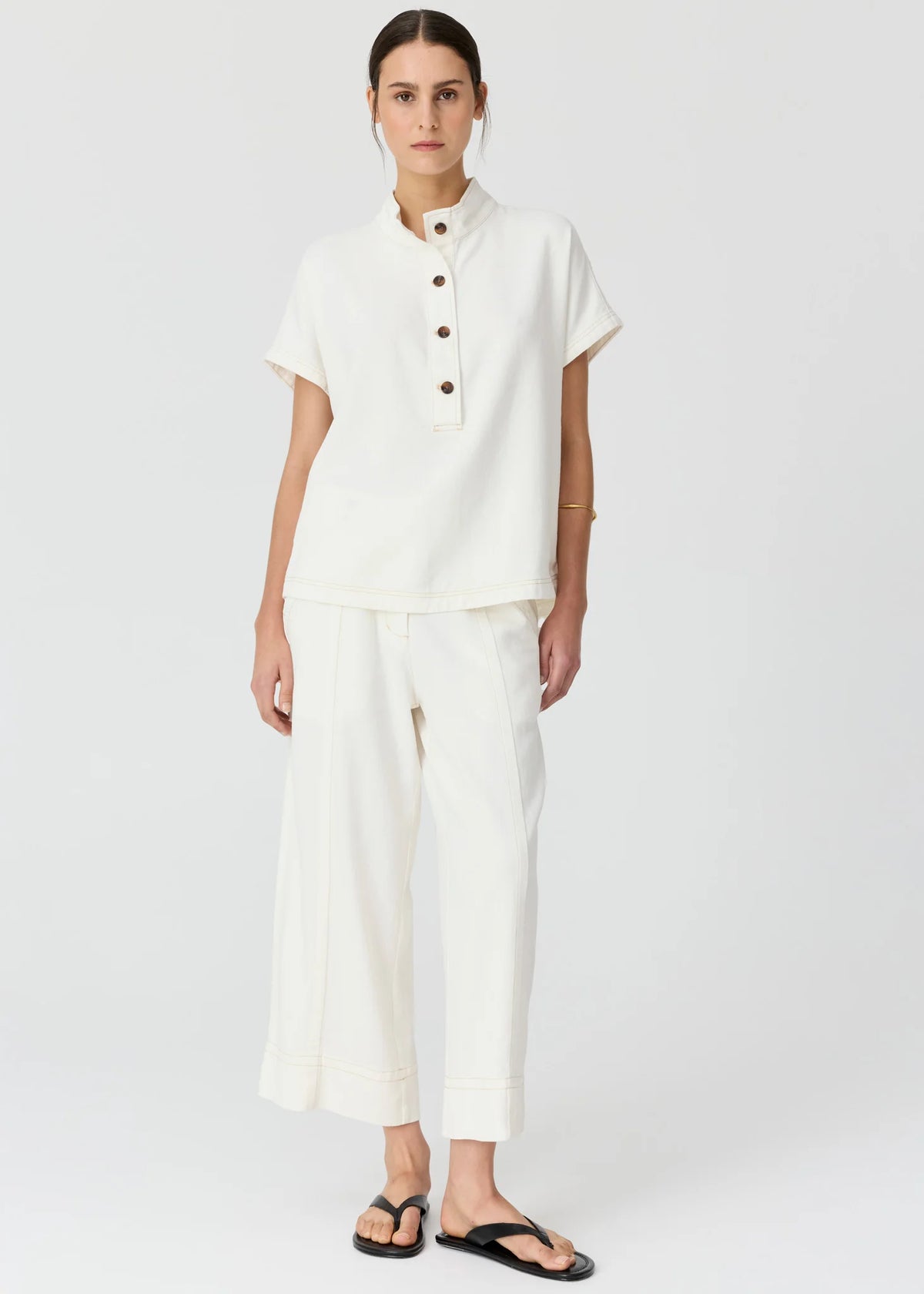 ANISE SHIRT in Chalk by POL Clothing