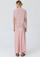 CEDAR LUREX KNIT TOP in Pink + Rose by Pol Clothing