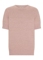 CEDAR LUREX KNIT TOP in Pink + Rose by Pol Clothing