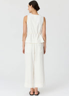 ANISE CROP PANT in Chalk by Pol Clothing