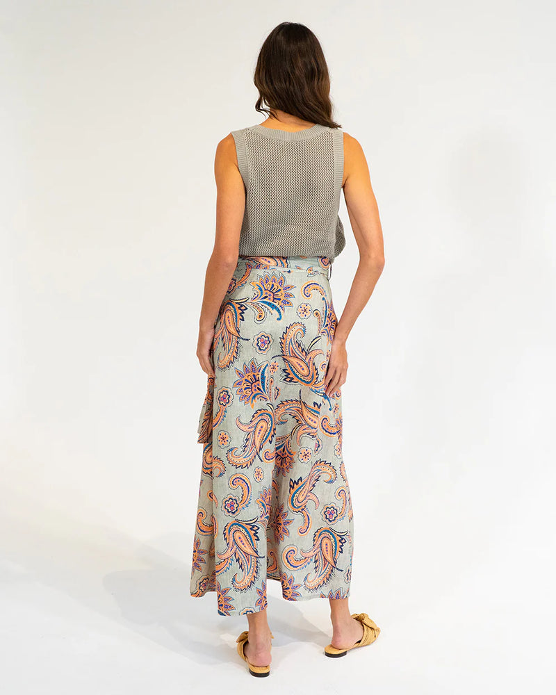 PALM COVE KNIT TANK in Khaki by Elms and King