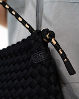 PANAMA CROSSBODY BAG | Black Neo Plait