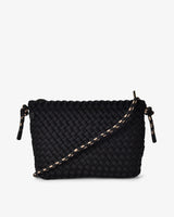 PANAMA CROSSBODY BAG | Black Neo Plait