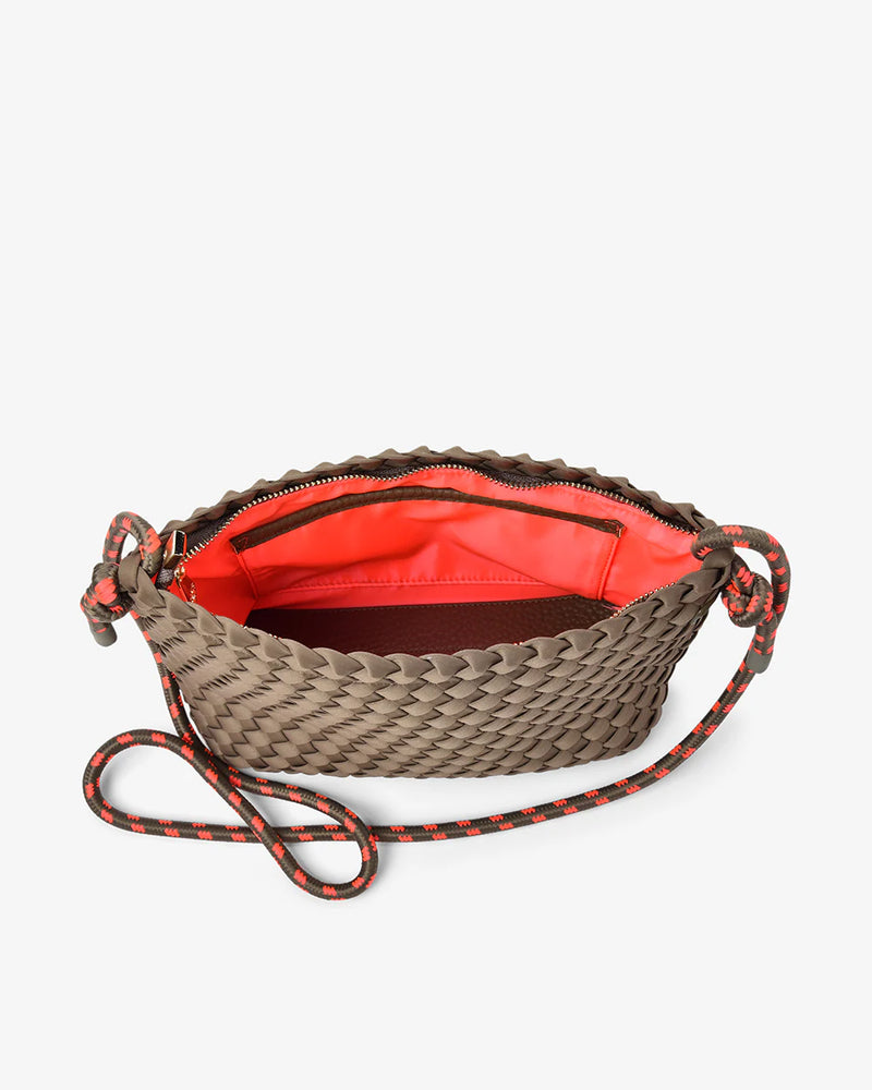 PANAMA CROSSBODY BAG | Khaki Neo Plait