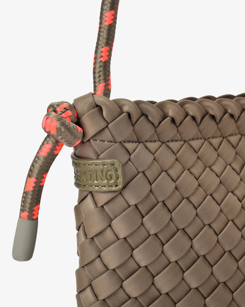 PANAMA CROSSBODY BAG | Khaki Neo Plait