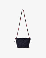 PANAMA CROSSBODY BAG | Navy Plait