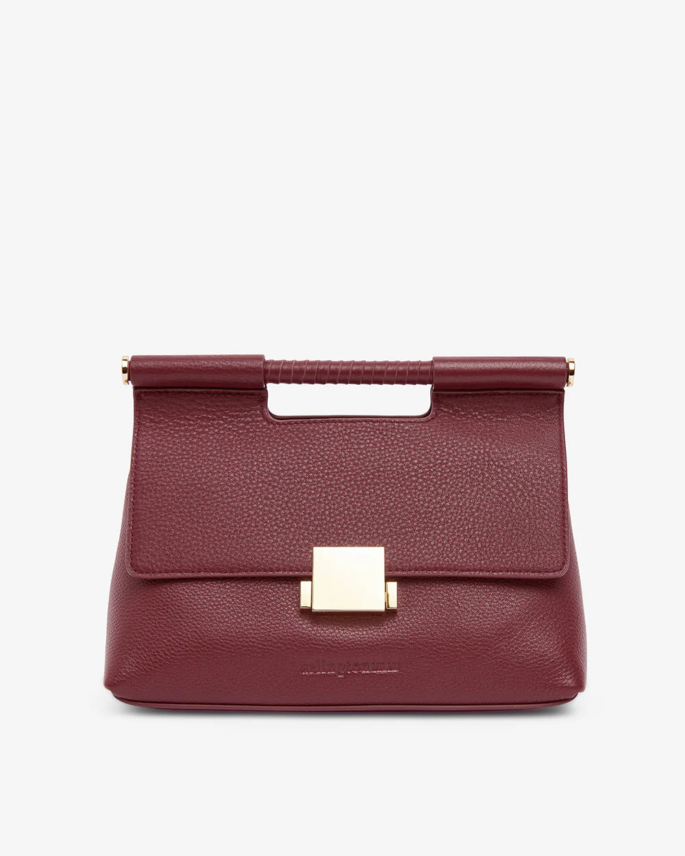 PAYTON HANDBAG in Burgundy Pebble by Arlington Milne