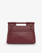 PAYTON HANDBAG in Burgundy Pebble by Arlington Milne
