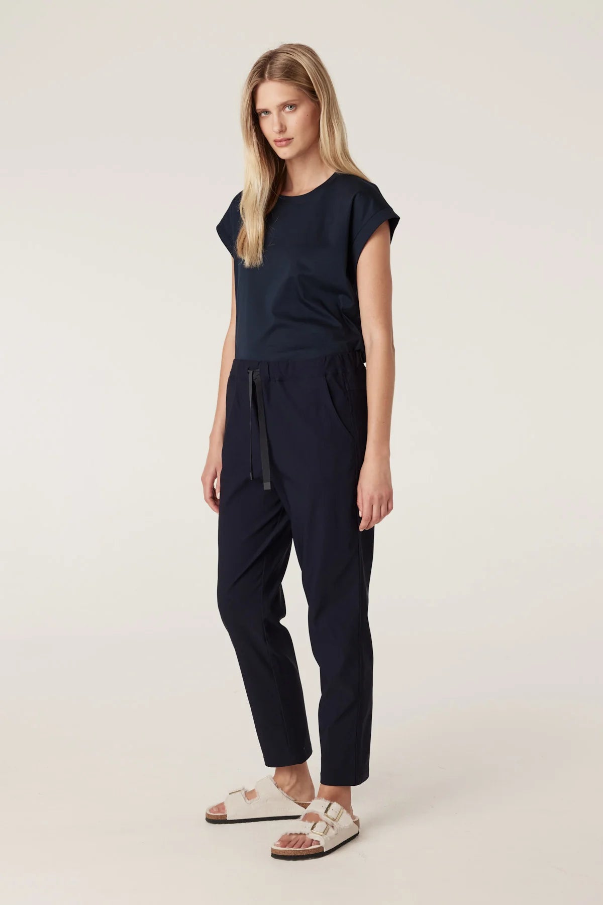 PIMA TEE in Navy by Cable Melbourne
