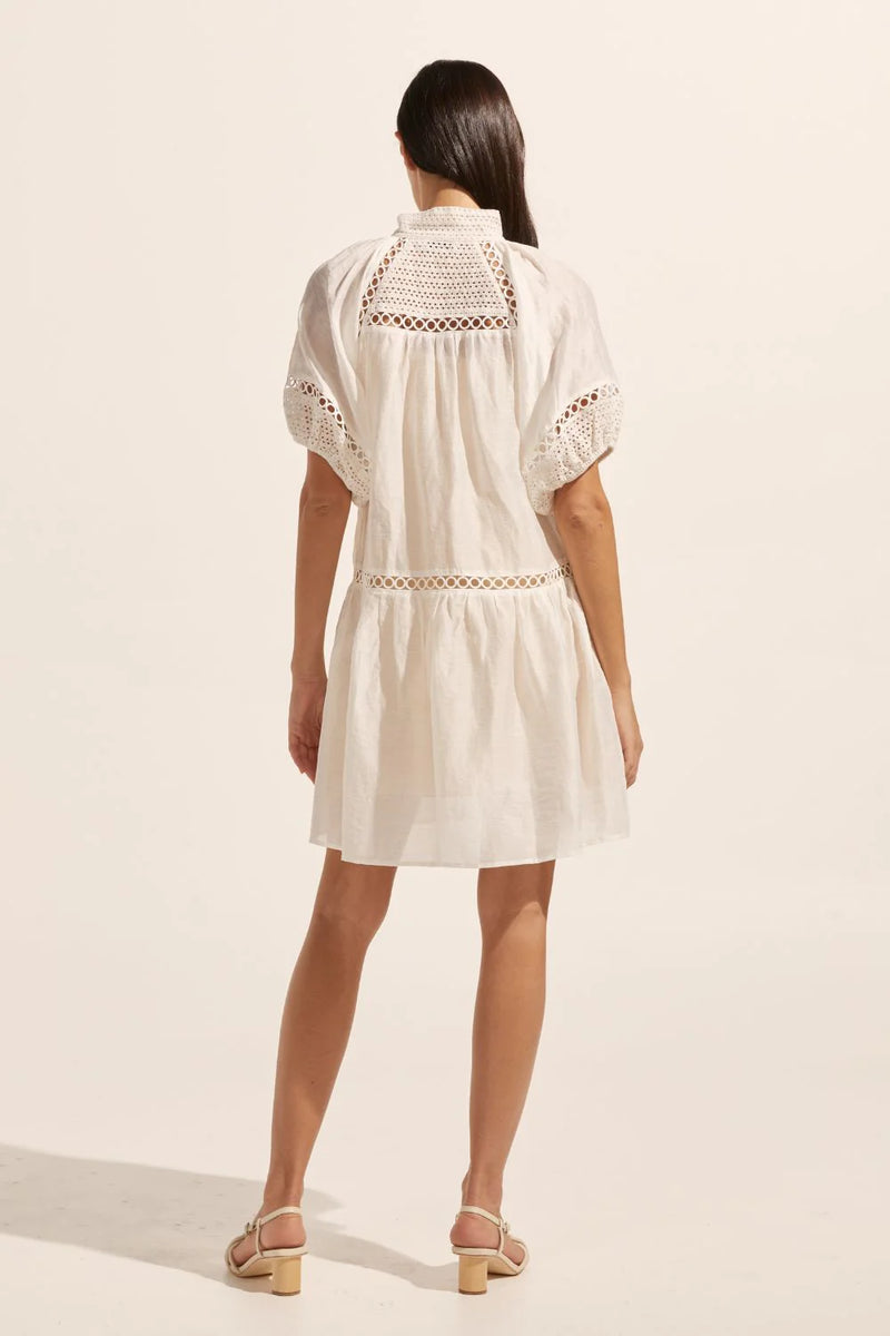 PIVOT DRESS in Porcelain from Zoe Kratzmann