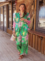GREEN BIRDS PANT