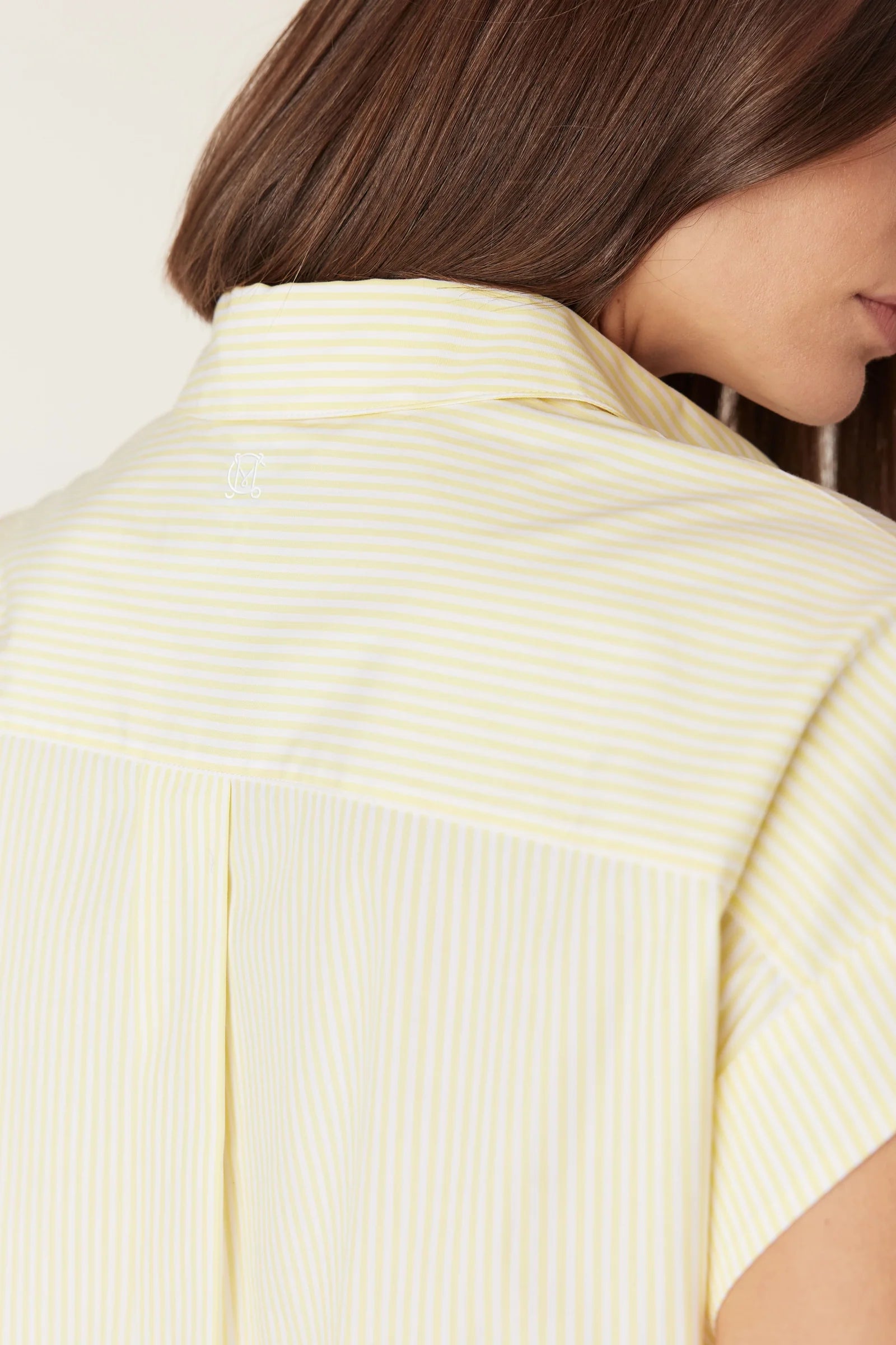 PORTSEA SHIRT in Yellow Stripe by Cable Melbourne