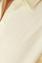 PORTSEA SHIRT in Yellow Stripe by Cable Melbourne