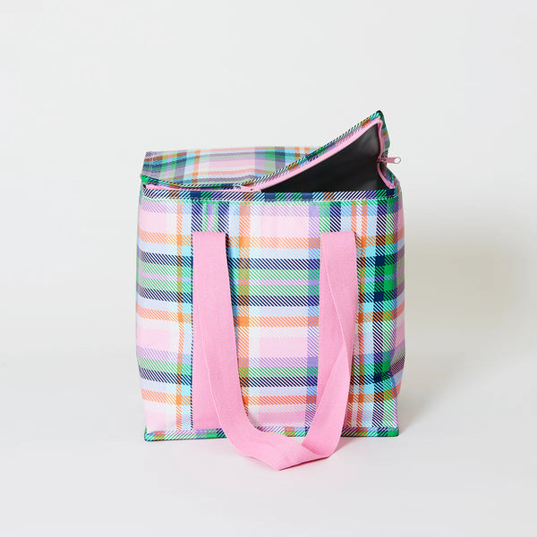 INSULATED TOTE | Plaid