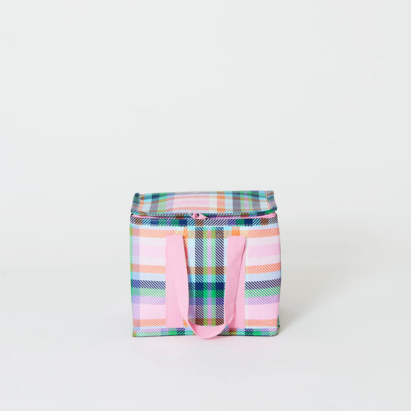 MINI INSULATED TOTE | Plaid