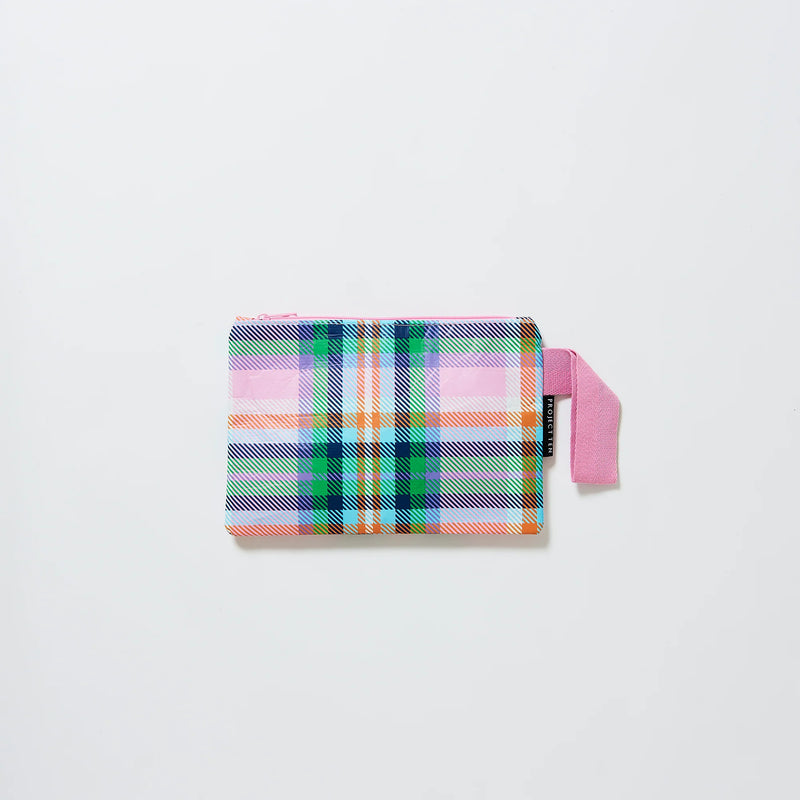 MINI ZIP POUCH | Plaid *PRE ORDER*