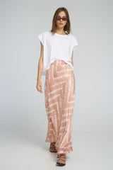 ASHBOURNE SKIRT | Celestial Tie Dye + Guava