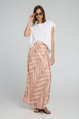 ASHBOURNE SKIRT | Celestial Tie Dye + Guava