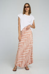 ASHBOURNE SKIRT | Celestial Tie Dye + Guava