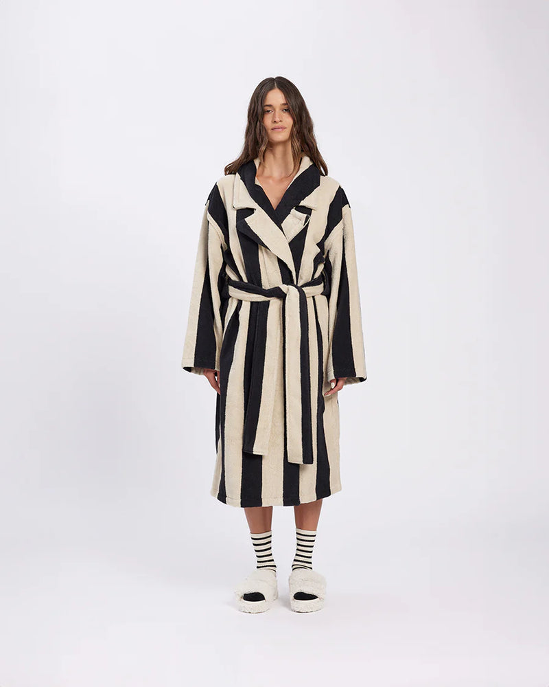 HOMMEY ROBE | Vanilla Bean Stripes