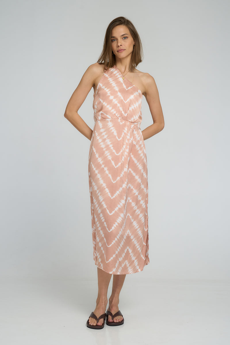 RACHEL DRESS | Celestial Tie Dye + Guava
