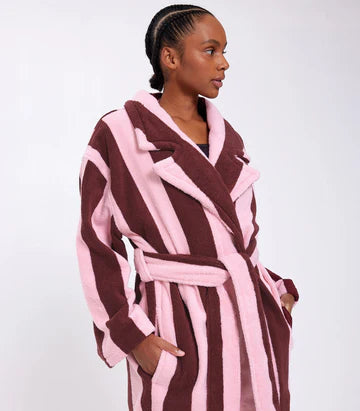 HOMMEY ROBE in Rocky Road Stripes  by Hommey