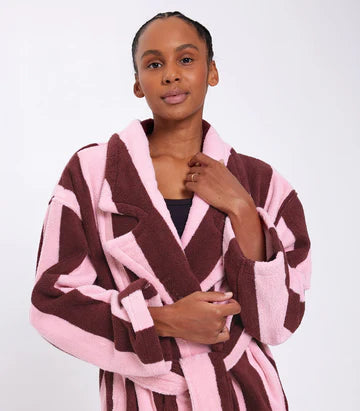 HOMMEY ROBE in Rocky Road Stripes  by Hommey
