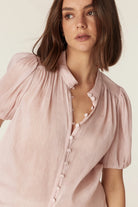 ROSIE BLOUSE in Pink by Cable Melbourne