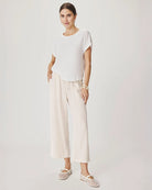 SKYE SHORT SLEEVE TEE in White by Splendid