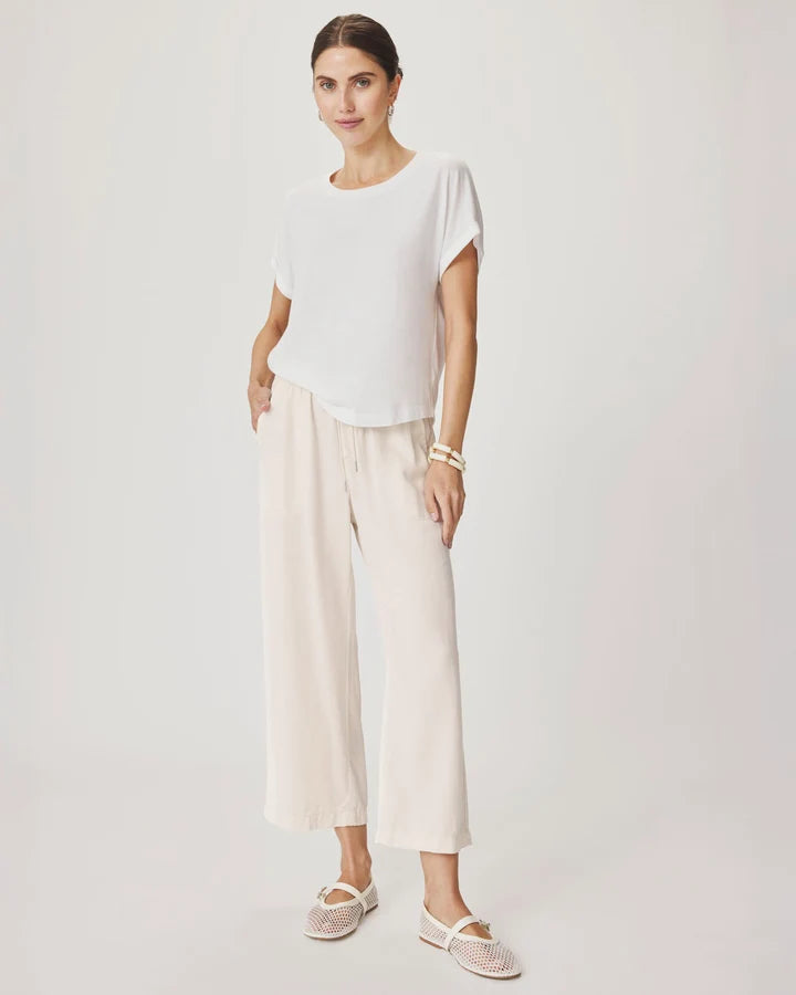 SKYE SHORT SLEEVE TEE in White by Splendid